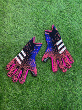 Вратарские перчатки Adidas розовые