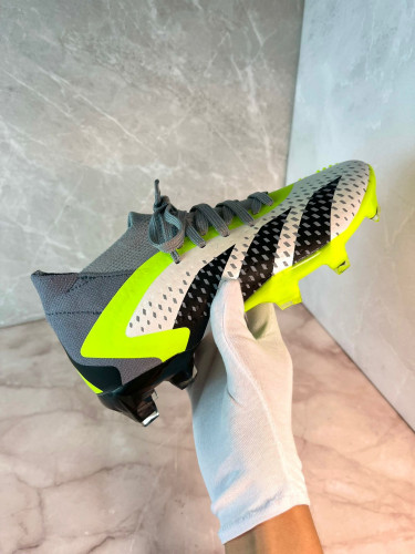 Бутсы Adidas Predator accuracy.1 FG серый/желтый