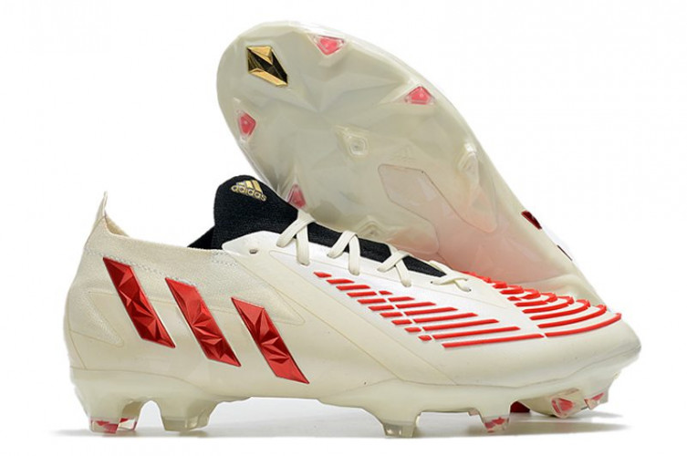 Бутсы Adidas Predator EDGE GEOMETRIC.1 FG белый/красный