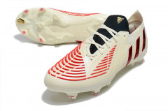 Бутсы Adidas Predator EDGE GEOMETRIC.1 FG белый/красный