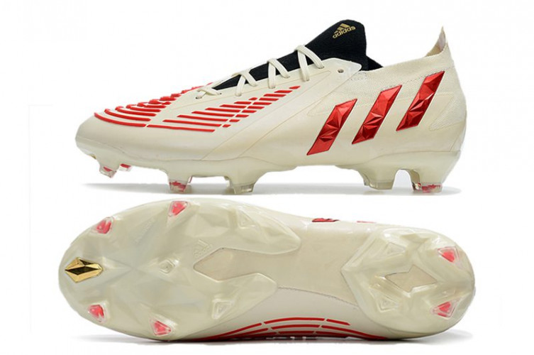 Бутсы Adidas Predator EDGE GEOMETRIC.1 FG белый/красный