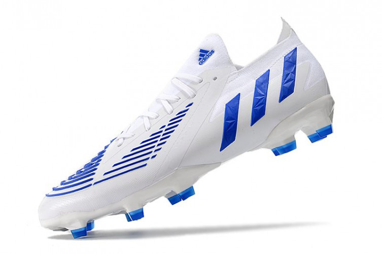 Бутсы Adidas Predator EDGE GEOMETRIC.1 FG белый/синий