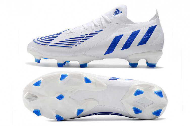 Бутсы Adidas Predator EDGE GEOMETRIC.1 FG белый/синий