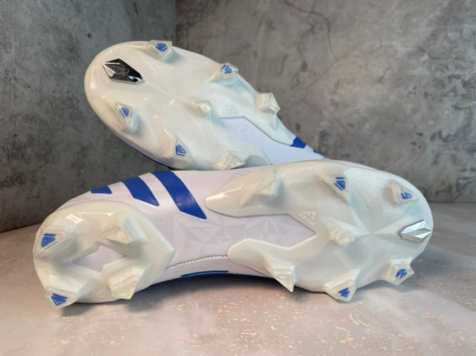 Бутсы Adidas Predator EDGE GEOMETRIC.1 FG белый/синий