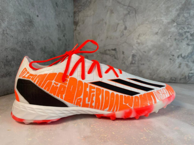 Сороконожки (шиповки) adidas X Speedportal.1 TF. белый/красный