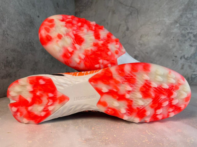 Сороконожки (шиповки) adidas X Speedportal.1 TF. белый/красный