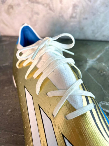 Сороконожки (шиповки) adidas X Speedportal.1 TF. золото/белый/голубой