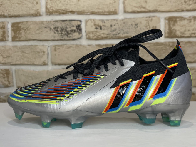 Бутсы Adidas Predator Edge.1 FG. серые