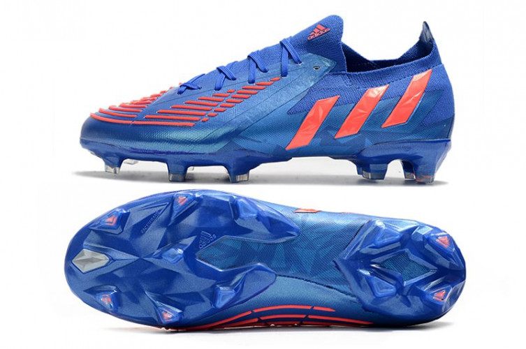 Бутсы Adidas Predator Edge.1 FG. синий/красный