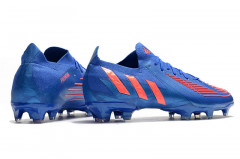 Бутсы Adidas Predator Edge.1 FG. синий/красный