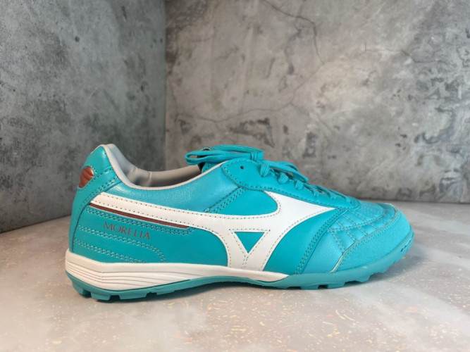 Сороконожки (шиповки) Mizuno MORELIA Sala Japn TF голубые