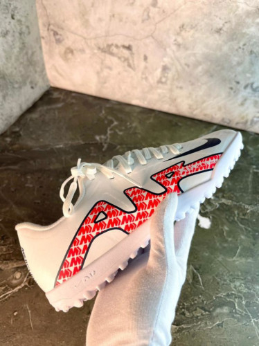 Сороконожки (Шиповки) Nike Air Zoom Mercurial Vapor- XV Pro TF белый/красный