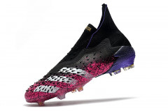 Бутсы Adidas Predator Freak + FG черный/бордовый