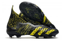 Бутсы Adidas Predator Freak + FG чёрный/жёлтый