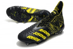 Бутсы Adidas Predator Freak + FG чёрный/жёлтый