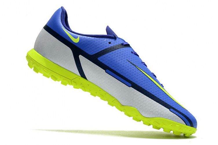 Сороконожки (Шиповки) Nike Phantom GT2 TF белый/синий/желтый