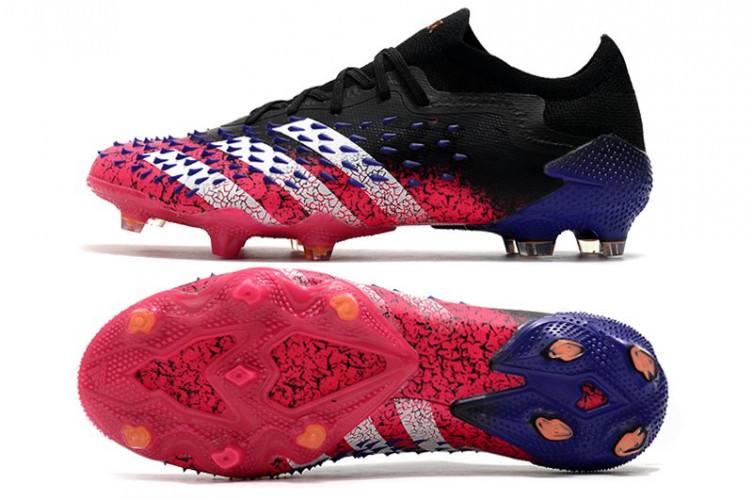 Бутсы Adidas Predator Freak.1 FG бордовый/чёрный