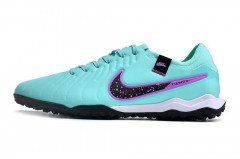 Сороконожки (Шиповки) Nike Tiempo Legend X Elite TF бирюзовый/сиреневый