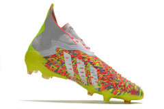 Бутсы Adidas Predator Freak+ FG желтые