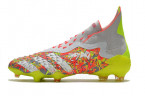 Бутсы Adidas Predator Freak+ FG желтые