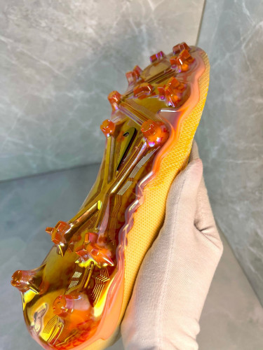 Бутсы Nike Phantom GX Elite FG желтые (без носка).