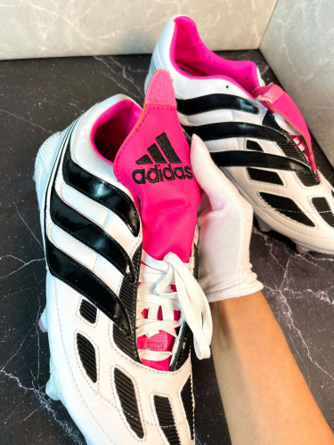 Бутсы adidas Predator Precision+ FG белый/черный