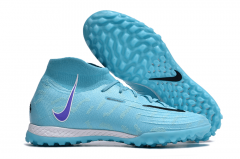 Бутсы Nike Phantom Luna Elite TF голубые