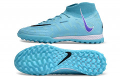 Бутсы Nike Phantom Luna Elite TF голубые