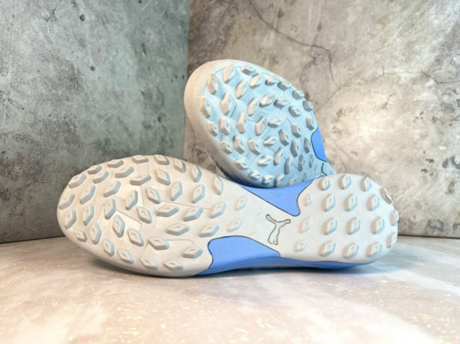 Сороконожки (Шиповки) Puma Future Z 1.3 Teazer TF серый/голубой
