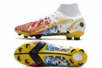 Бутсы Nike Superfly 8 Elite FG белый/красный/золото