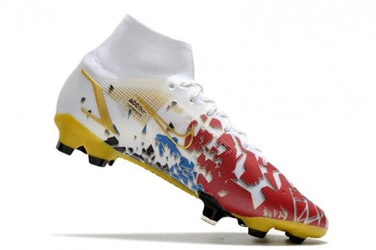 Бутсы Nike Superfly 8 Elite FG белый/красный/золото