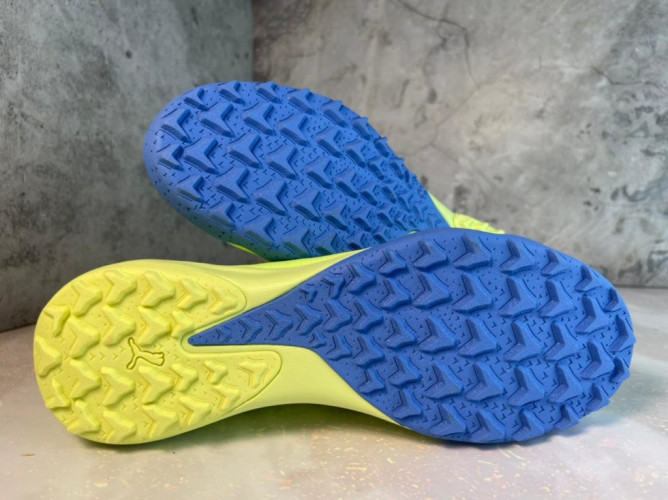 Сороконожки (шиповки) Puma Ultra Ultimate TF желтый/голубой