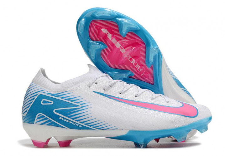 Футбольные бутсы Nike Mercurial  Air Zoom Vapor 16 Elite FG, Голубо-розовые