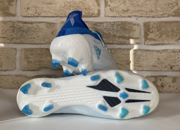 Бутсы Adidas X speedflow.1 FG голубые