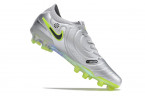 Бутсы Nike Tiempo Legend 10 Elite FG серый/салатовый