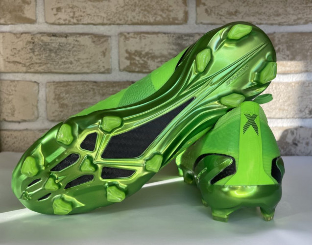 Бутсы adidas X Speedportal.1 FG зеленые