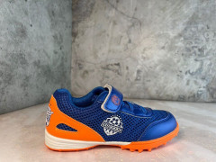 Сороконожки (шиповки) детские soccer цвет синий/оранжевый