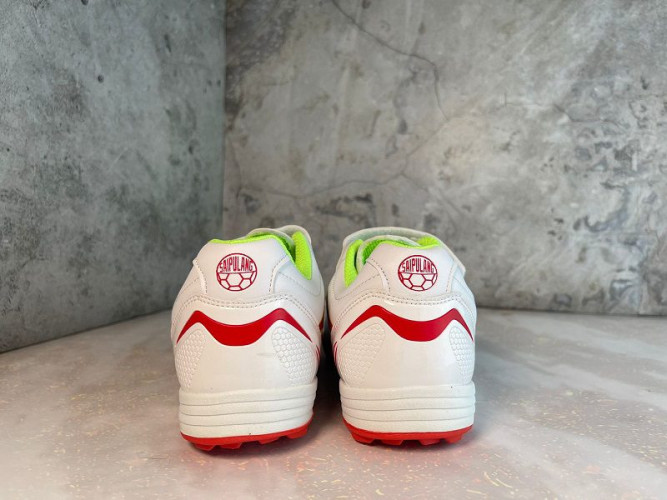 Сороконожки (шиповки) детские sports цвет белый/красный