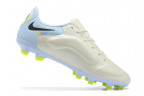 Бутсы Nike Tiempo Legend 9 Elite FG молочный/голубой