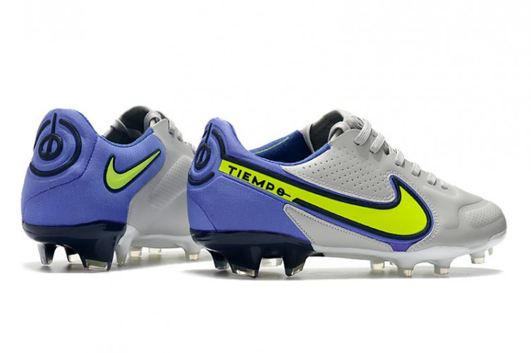 Бутсы Nike Tiempo Legend 9 Elite FG серый/синий
