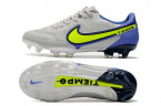 Бутсы Nike Tiempo Legend 9 Elite FG серый/синий