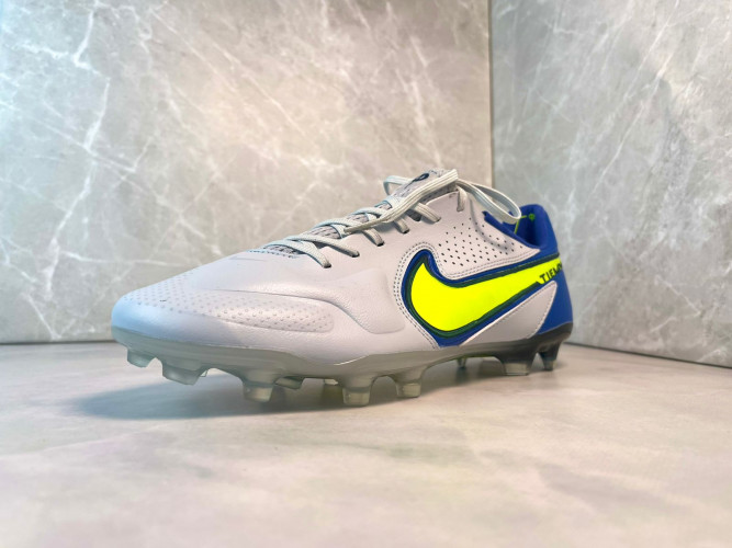 Бутсы Nike Tiempo Legend 9 Elite FG серый/синий
