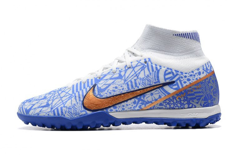 Сороконожки Nike Air Zoom Mercurial Superfly IX Academy TF синий/белый
