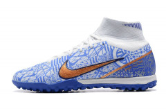 Сороконожки Nike Air Zoom Mercurial Superfly IX Academy TF синий/белый