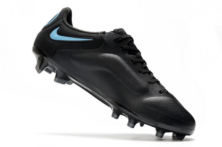 Бутсы Nike Tiempo Legend 9 Elite FG черный/голубой