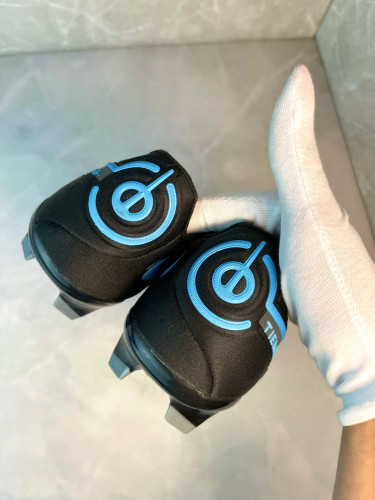 Бутсы Nike Tiempo Legend 9 Elite FG черный/голубой