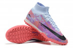 Сороконожки Nike Air Zoom Mercurial Superfly IX Academy TF фиолетовые
