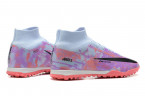 Сороконожки Nike Air Zoom Mercurial Superfly IX Academy TF фиолетовые