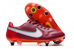 Бутсы Nike Tiempo Legend 9 Elite SG красные