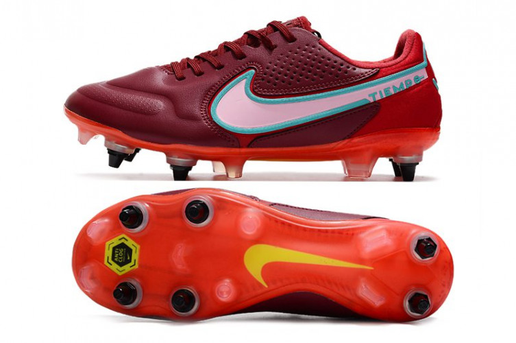 Бутсы Nike Tiempo Legend 9 Elite SG красные